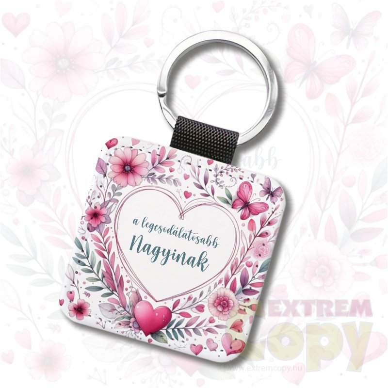 a legcsodálatosabb Nagyinak kulcstartó