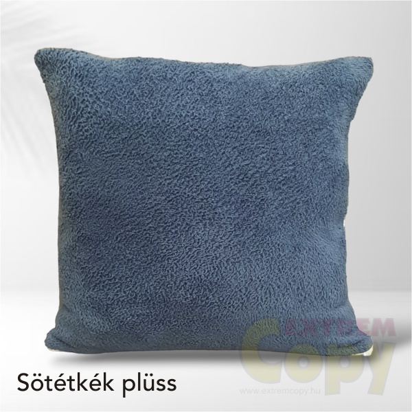 Egyedi párna saját fotóval, sötétkék
