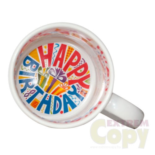 Egyedi fényképes szülinapos bögre saját képpel