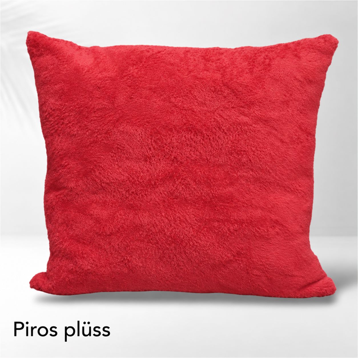 Egyedi fényképes plüss párna nyomtatás, piros