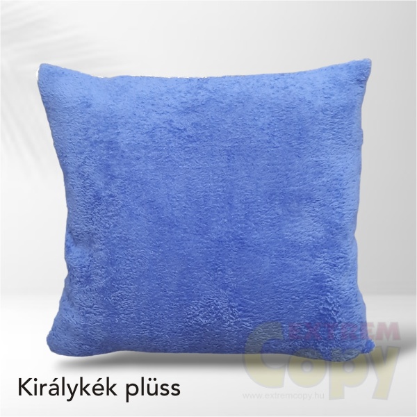 Egyedi párna saját fotóval, királykék