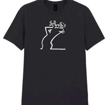 fekete Menő Manó (La Linea) póló