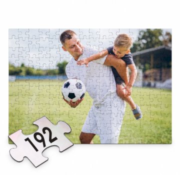 Egyedi fényképes puzzle, kirakós,  A3 méret, 20x29 cm, 192 db-os