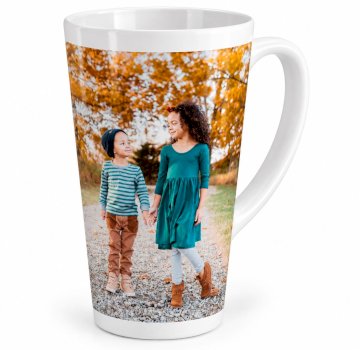 egyedi fényképes nagy latte bögre, 0,5 literes