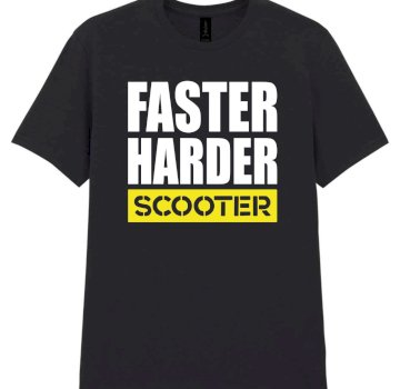 Scooter mintás póló - Faster Harder Scooter